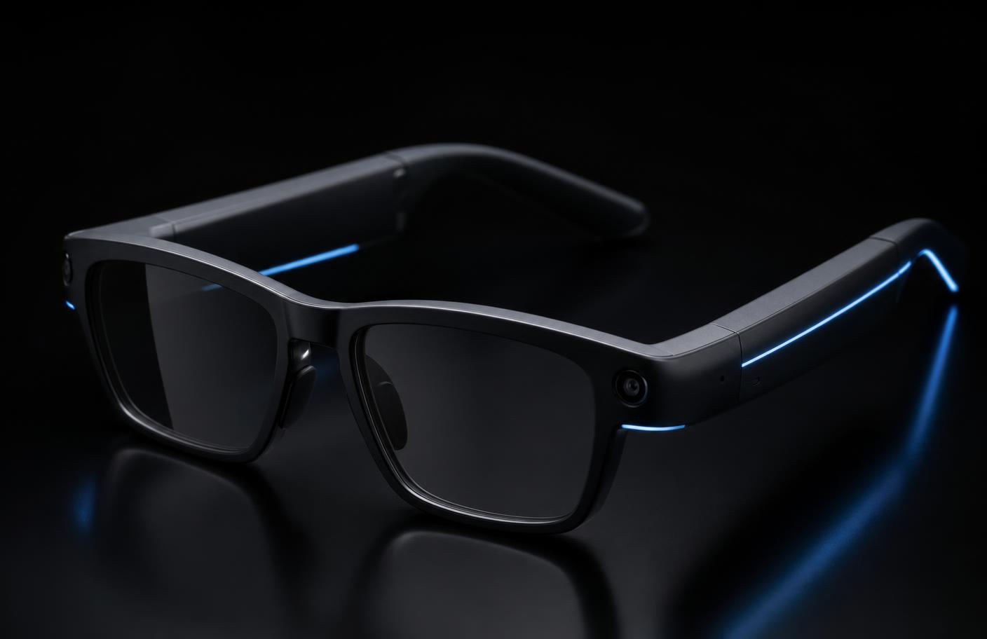 Concept render of minimal assistive smart glasses